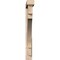 Ekena Millwork Merced Block Smooth Bracket w/ Offset Brace, Douglas Fir, 5 1/2"W x 48"D x 48"H BKT0604X48X48MRC05SDF - alternate 3